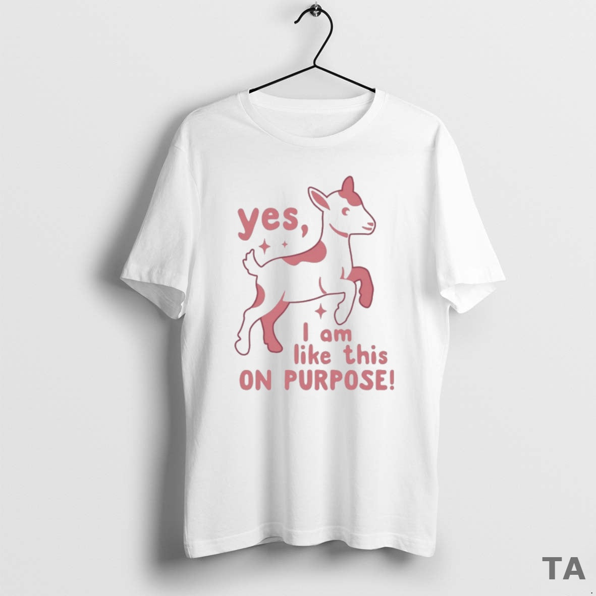 Top Yes I Am Like This On Purpose Lamb T Shirt Sweater Hoodie, Sweatshirt | AU18TeeNovaLab.com