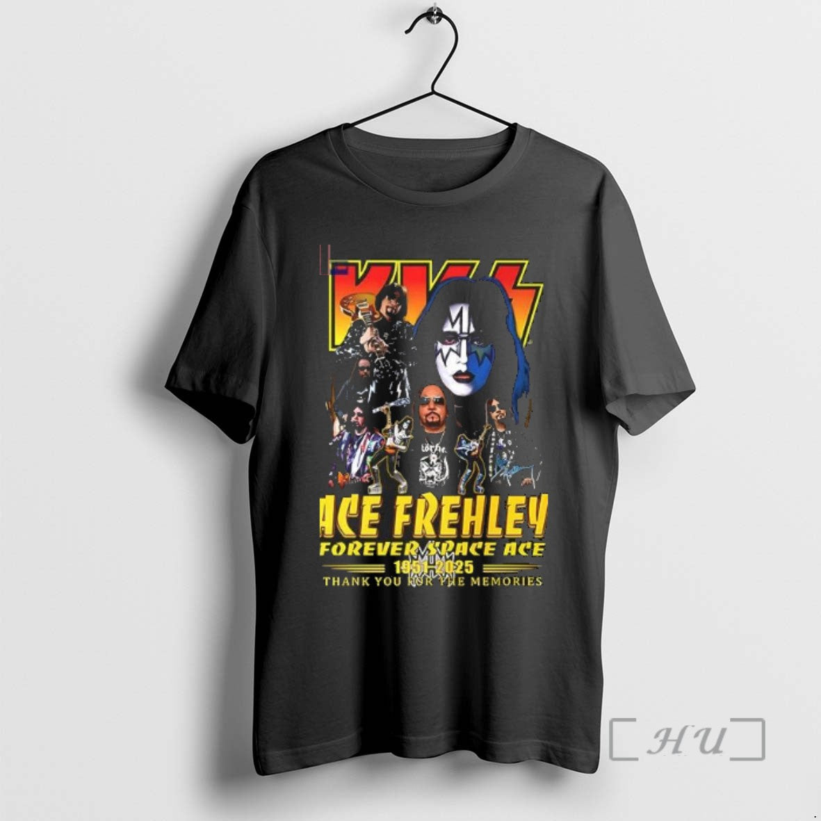 Trending Ace Frehley Forever Space Ace 1951 2025 Thank You For The Memories T Shirts