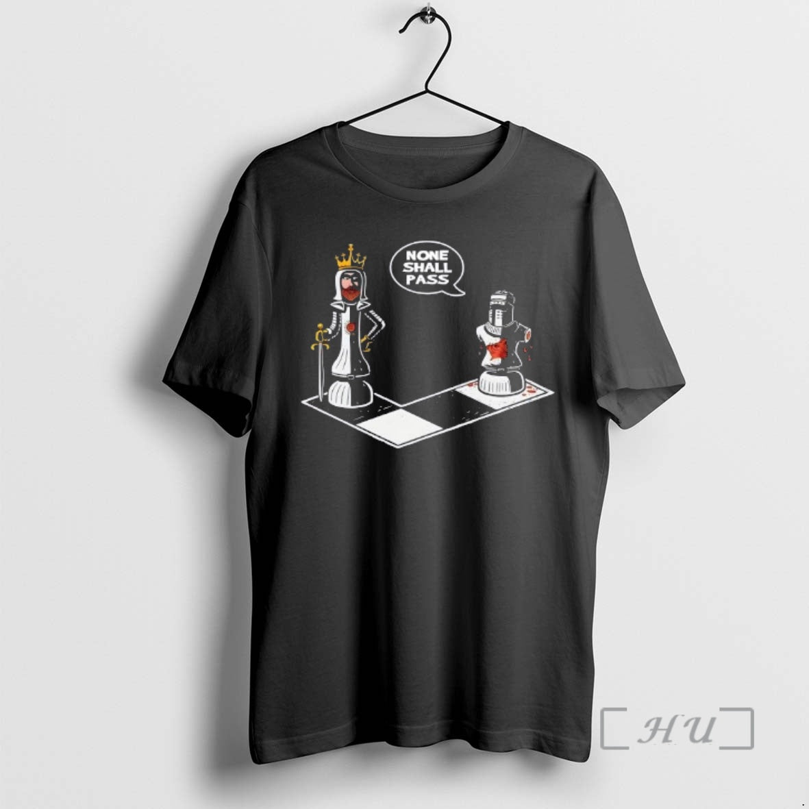 Trending Black Knight Check None Shall Pass T-Shirts, Hoodie, Sweatshirt | AU18TeeNovaLab.com