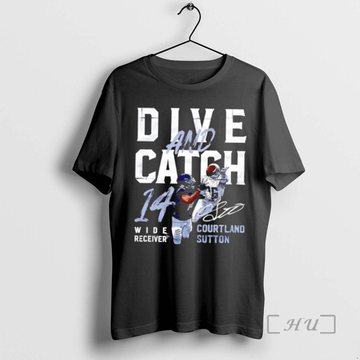 Trending Courtland Sutton Dive And Catch T-Shirts, Hoodie, Sweatshirt | AU18TeeNovaLab.com