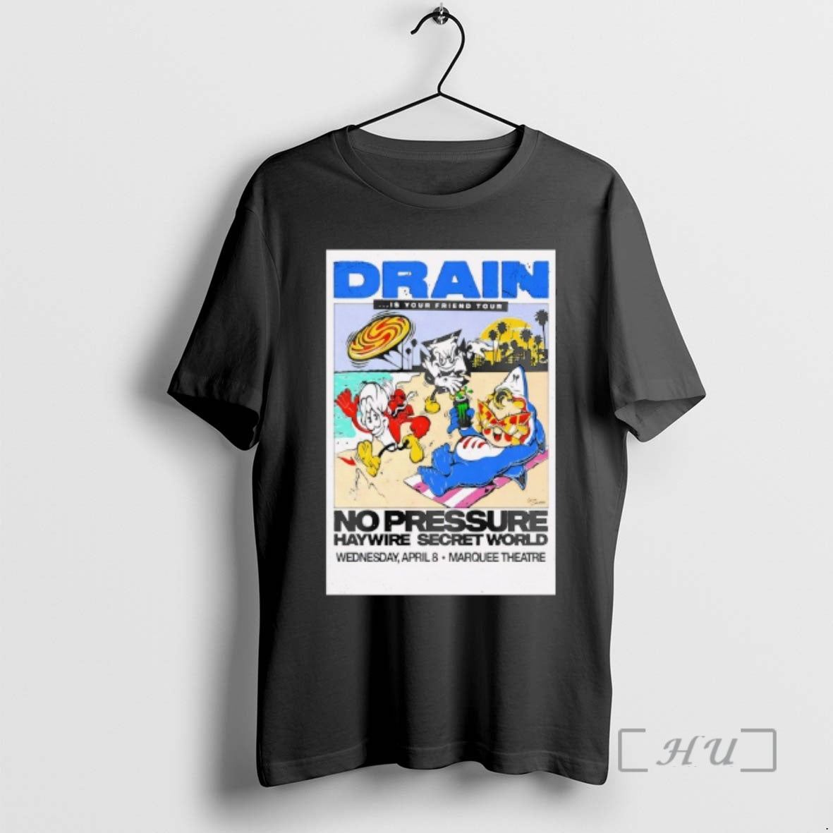 Trending Drain Apr 8 2026 Marquee Theatre In Tempe Az T-Shirts, Hoodie, Sweatshirt | AU18TeeNovaLab.com
