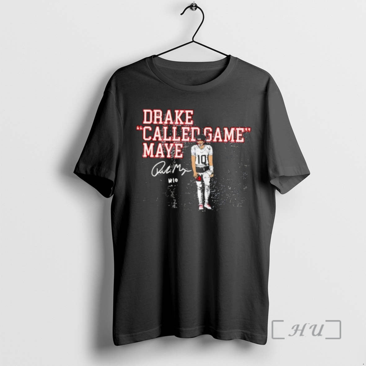 Trending Drake Maye Called Game Signature T-Shirts, Hoodie, Sweatshirt | AU18TeeNovaLab.com