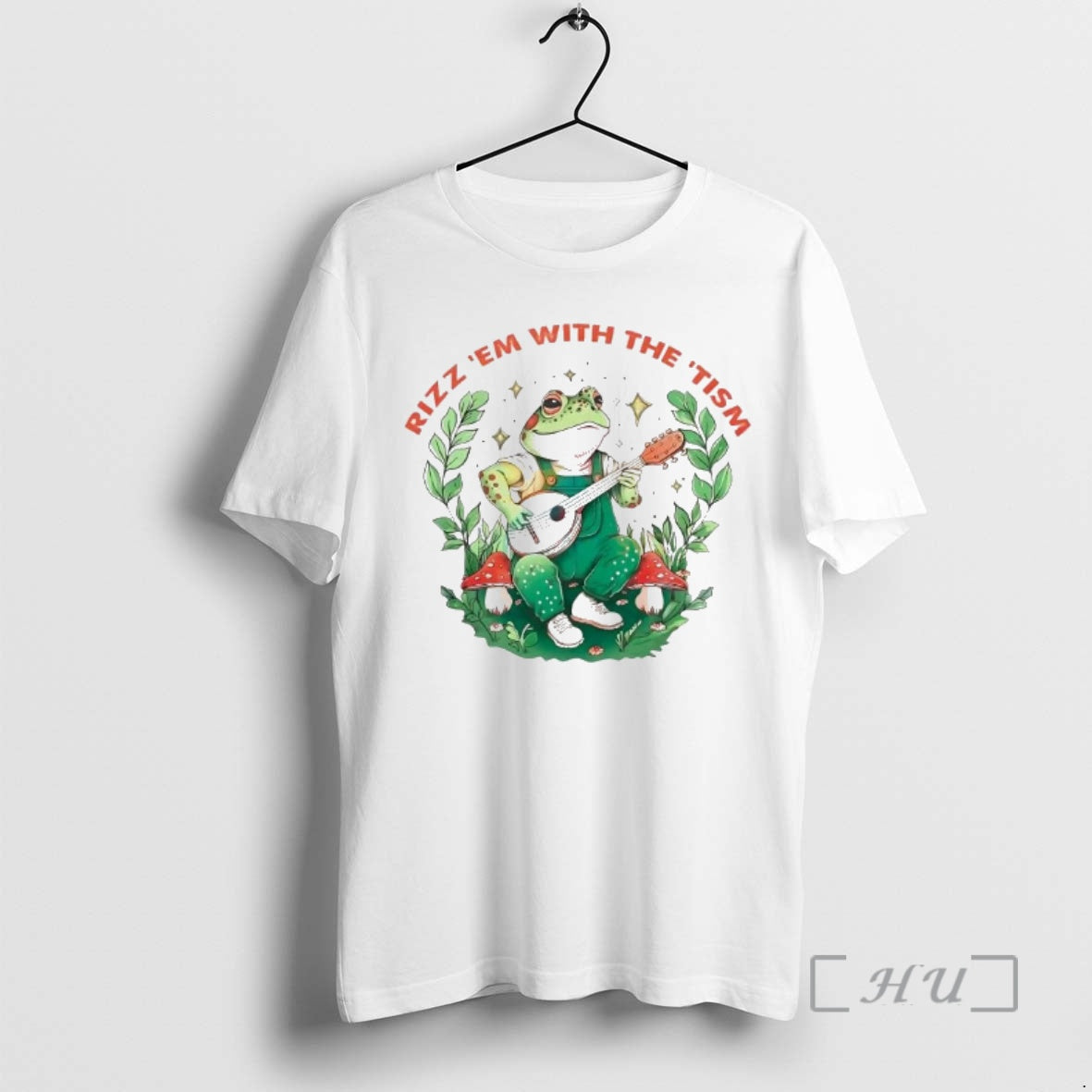 Trending Frog Rizz Em With The Tism T-Shirts, Hoodie, Sweatshirt | AU18TeeNovaLab.com