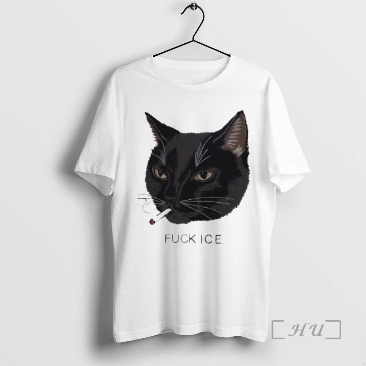 Trending Fuck Ice Smoking Cat T-Shirts, Hoodie, Sweatshirt | AU18TeeNovaLab.com