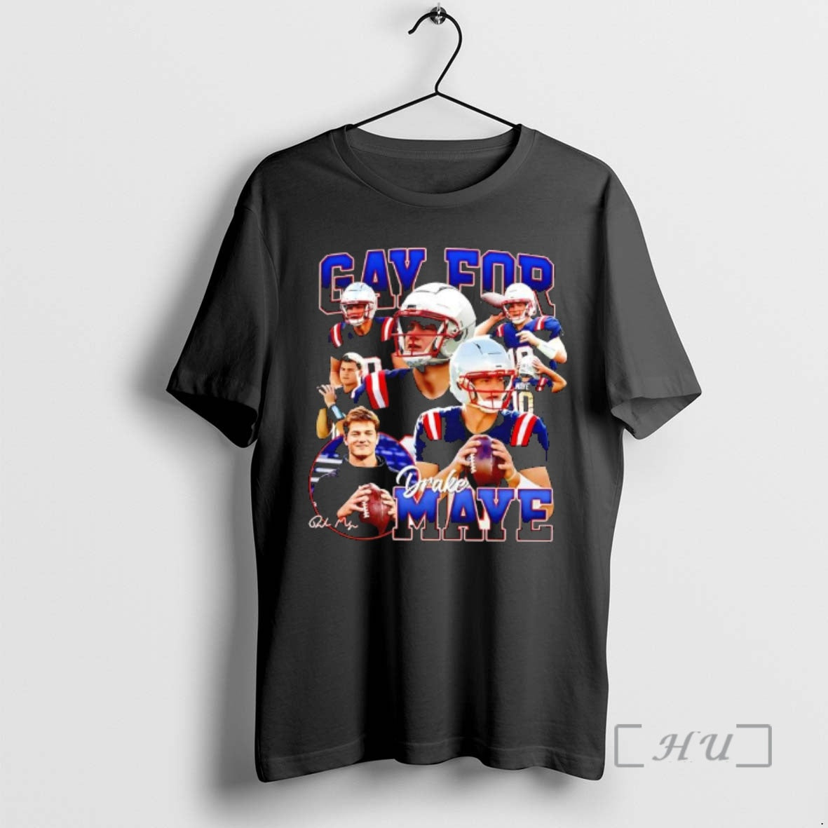 Trending Gay For Drake Maye New England Football Signature Graphic T-Shirts, Hoodie, Sweatshirt | AU18TeeNovaLab.com