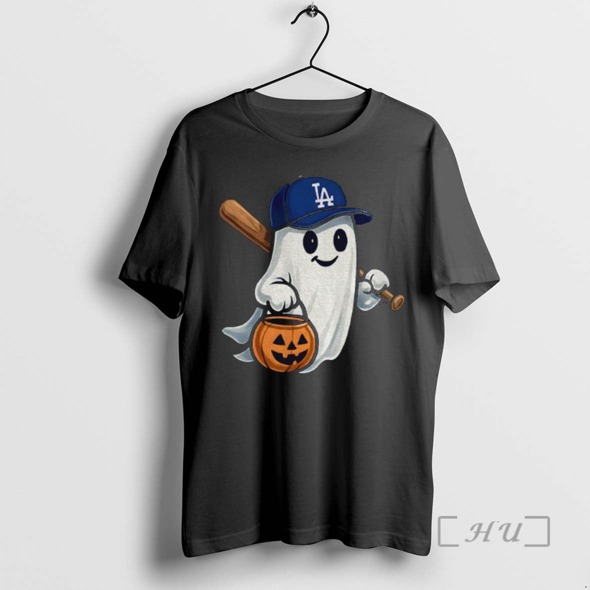Trending Ghost Los Angeles Dodgers Pumpkin Spooky Baseball