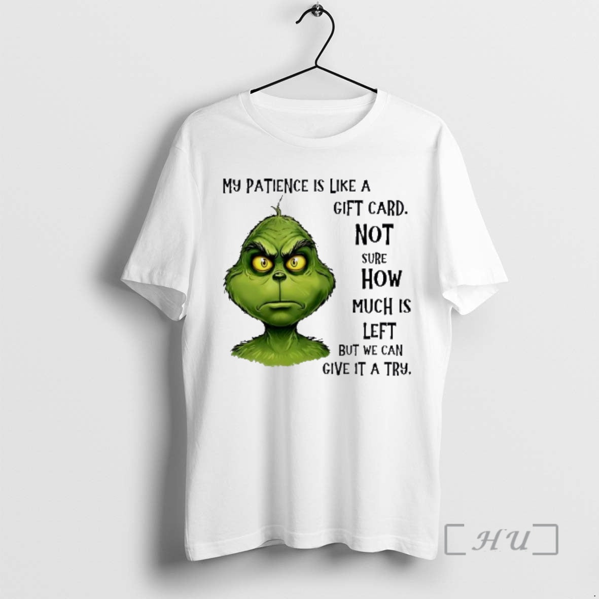 Trending Grinch My Patience Is Like A Gift Card Not Sure How Much Is Left T-Shirts, Hoodie, Sweatshirt | AU18TeeNovaLab.com