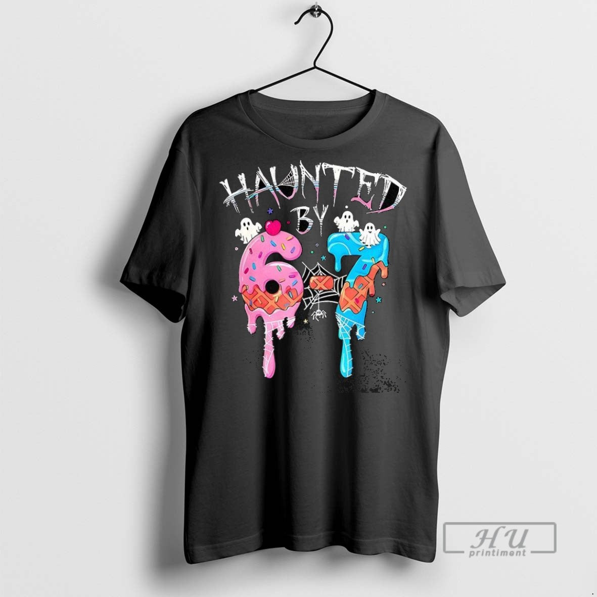 Trending Haunted By 6 7 Halloween Ghost Gen Alpha Meme Ice Cream Drip