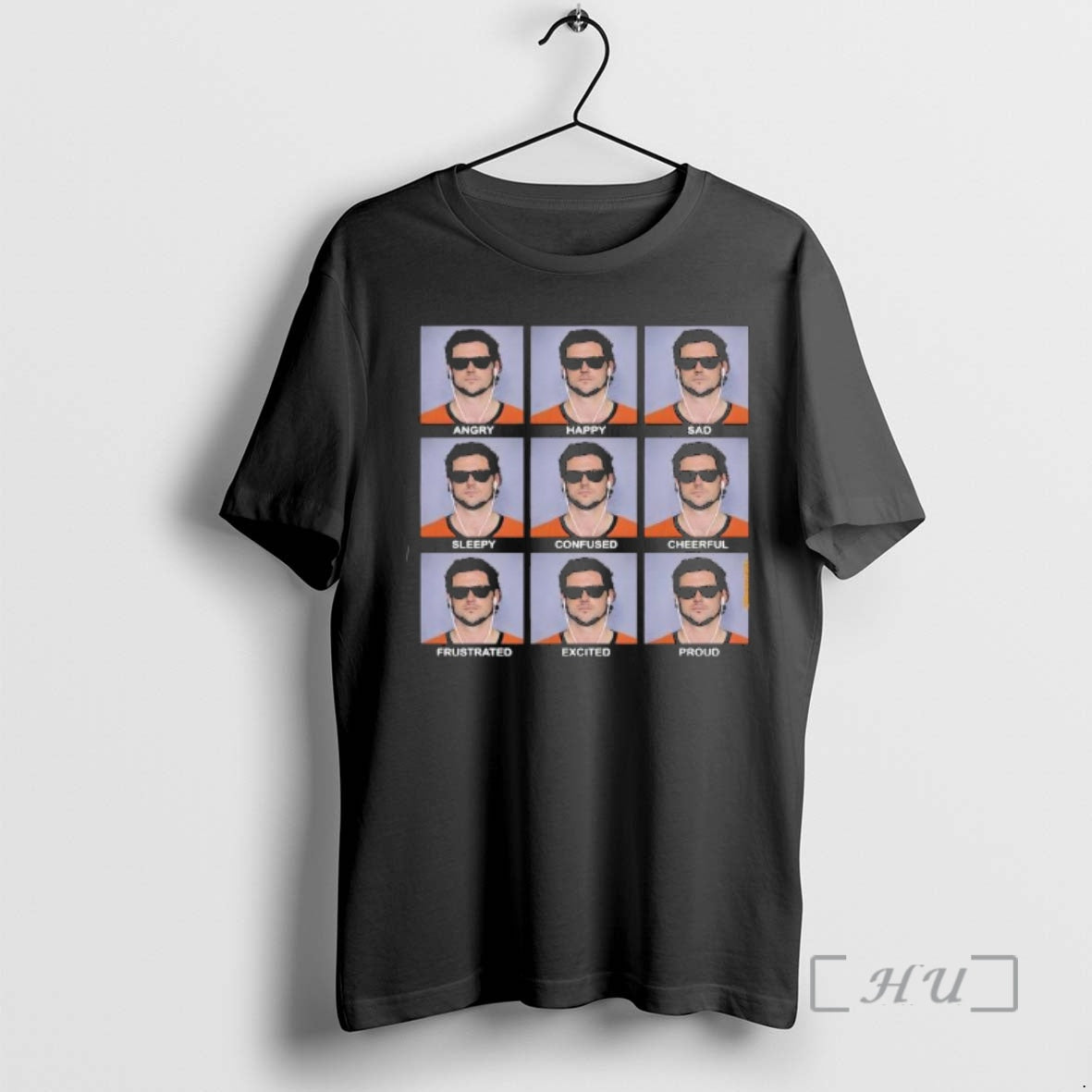 Trending Jarrett Stidham Emotions Angry Happy Sad T-Shirts, Hoodie, Sweatshirt | AU18TeeNovaLab.com