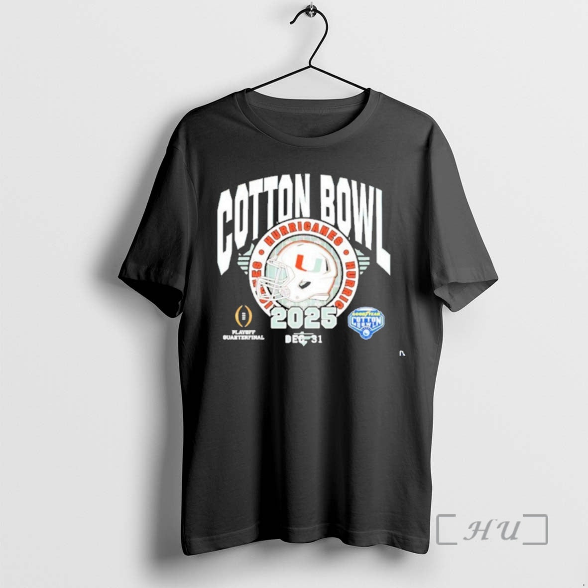 Trending Miami 2025 Cotton Bowl Dec 31 T-Shirts, Hoodie, Sweatshirt | AU18TeeNovaLab.com