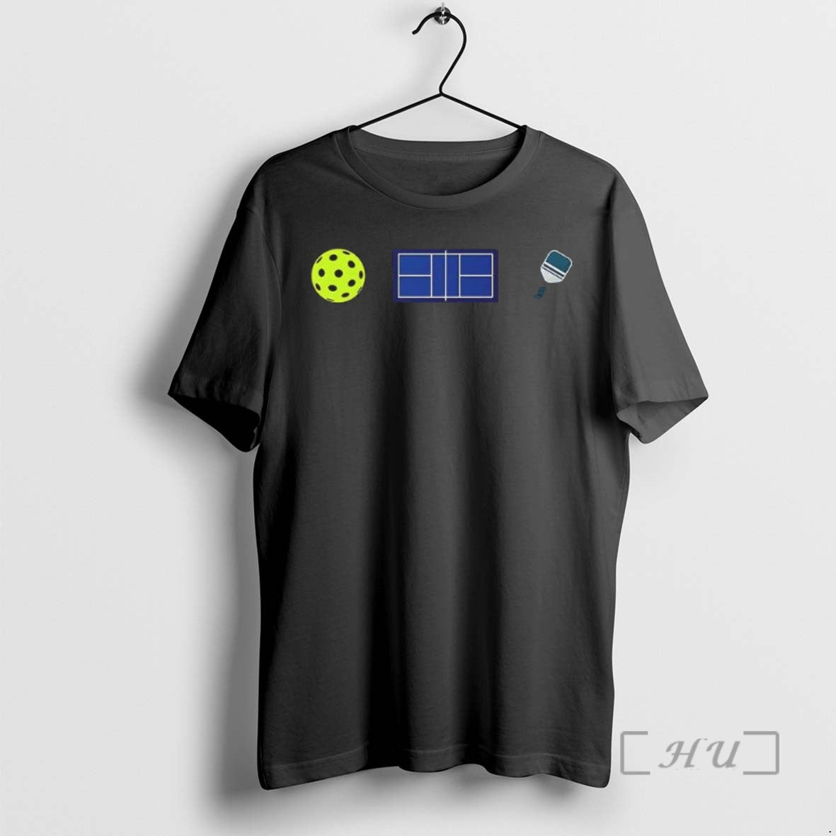 Trending Minimalist Pickleball Ball Court And Paddle Design