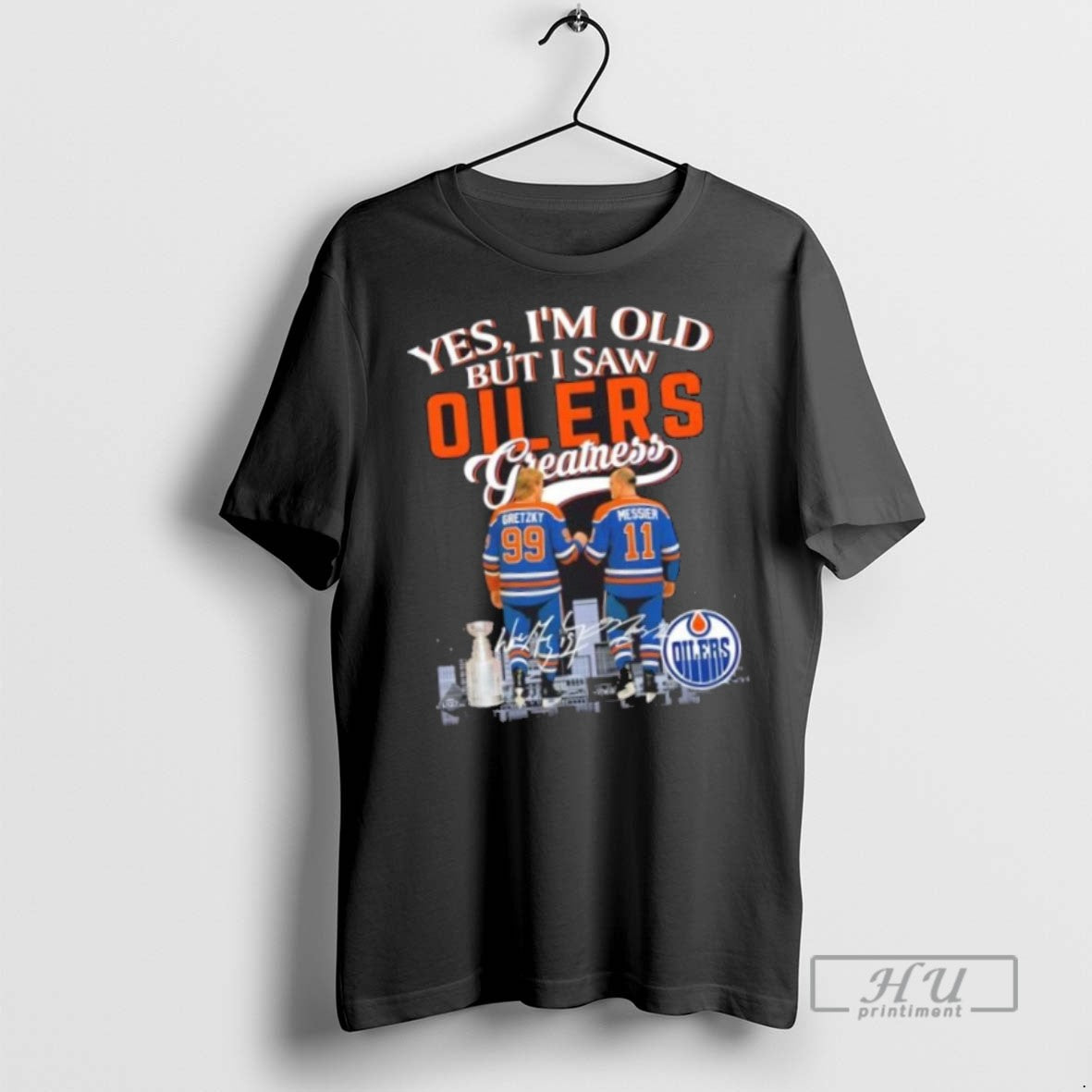 Trending Officials Yes Im Old But I Saw Edmonton Oilers Gretzky And Messier Skyline Signatures