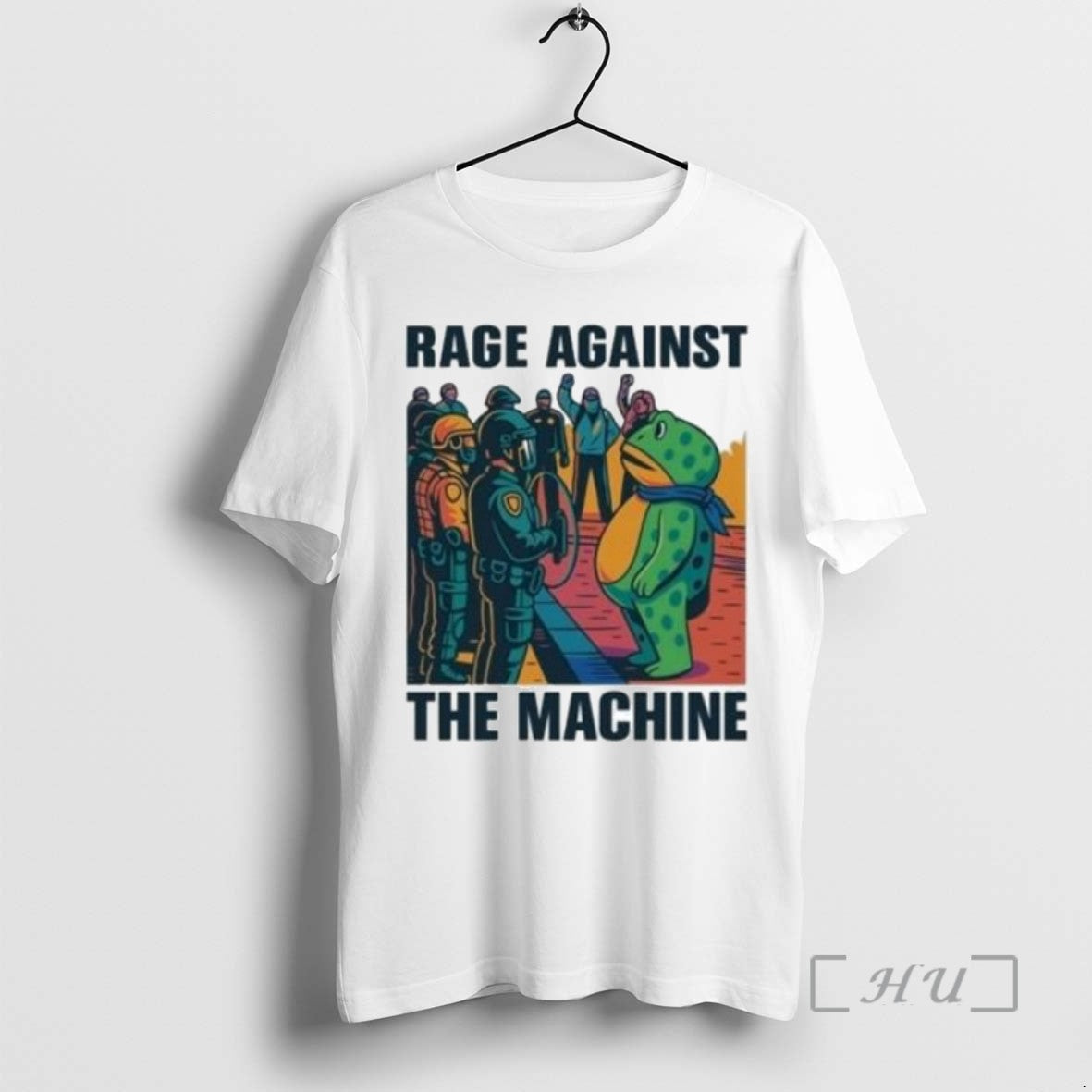 Trending Rage Against The Machine Protest Frog Graphic