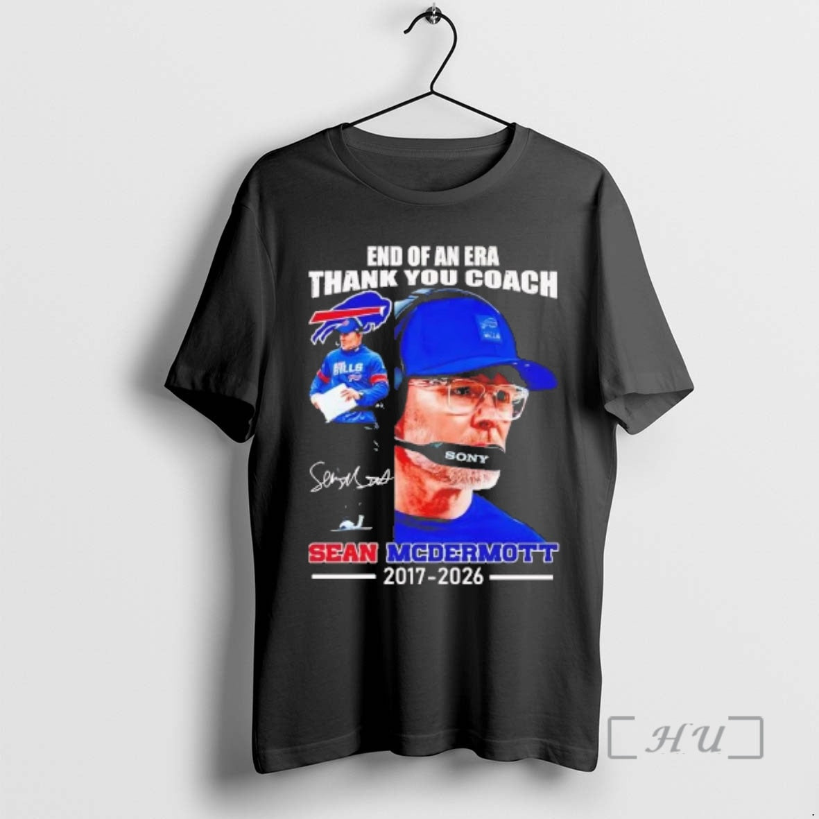 Trending Sean Mcdermott 2017 2026 End Of An Era Thank You Coach Premium T Shirts Hoodie, Sweatshirt | AU18TeeNovaLab.com
