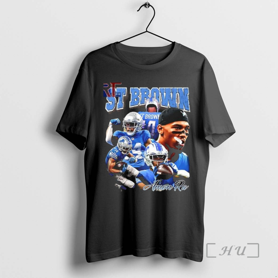 Trending St Brown Amon Ra Detroit Lions Player Retro Bootleg