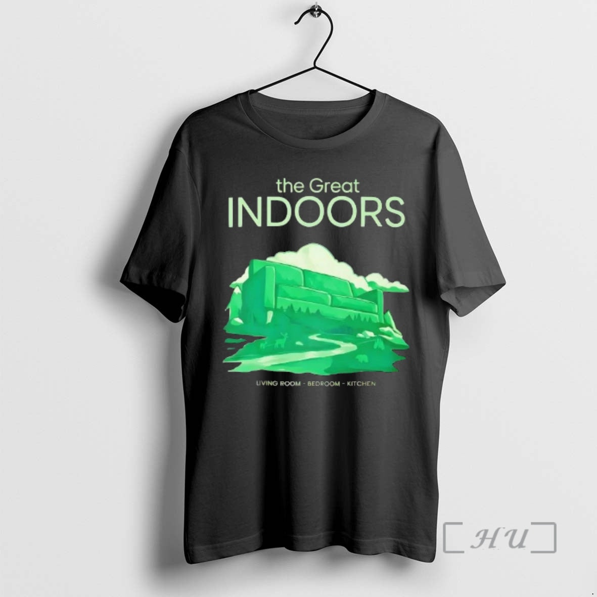 Trending The Great Indoors Nature Lover Homebody Graphic T-Shirts, Hoodie, Sweatshirt | AU18TeeNovaLab.com