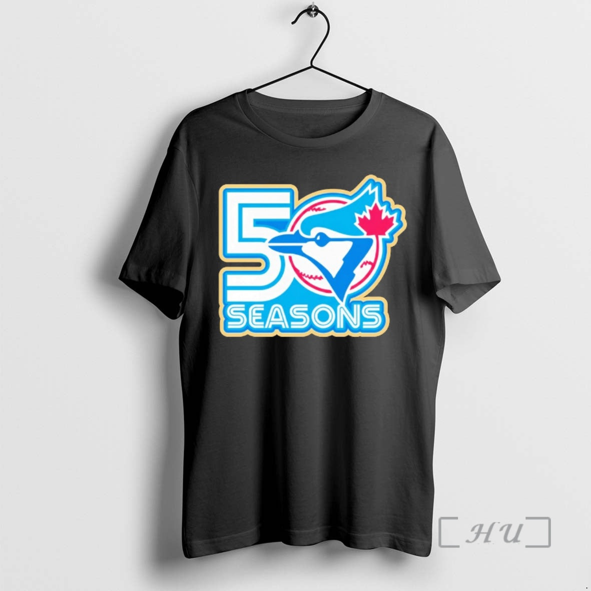 Trending Toronto Blue Jays 50th Season Logo T-Shirts, Hoodie, Sweatshirt | AU18TeeNovaLab.com