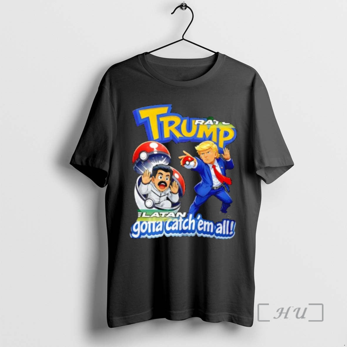 Trending Trump Gotta Catchem All Parody Funny T-Shirts, Hoodie, Sweatshirt | AU18TeeNovaLab.com