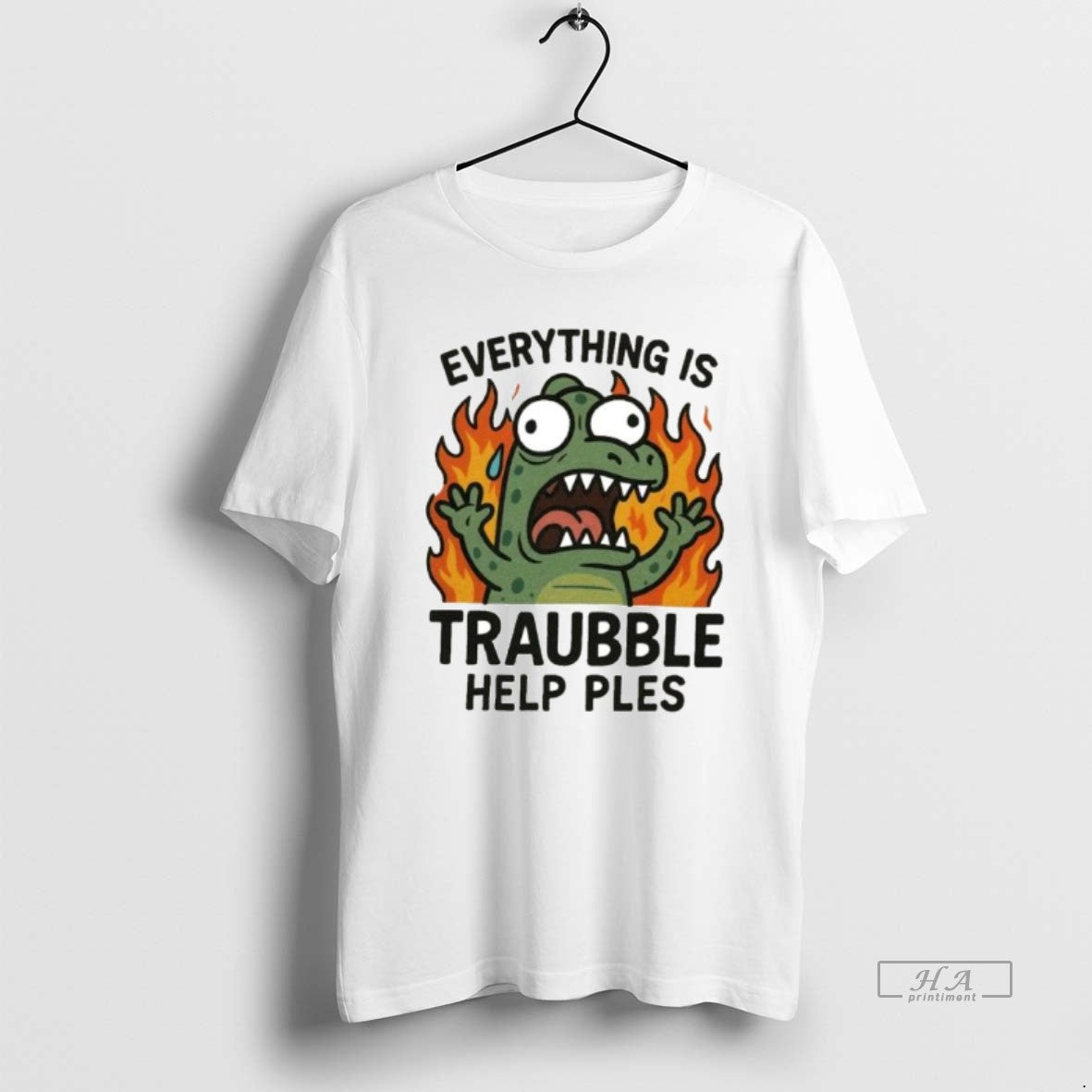 Trendy Everything Is Trouble Help Please Ornaments