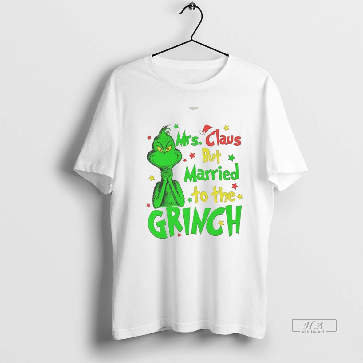Trendy Mrs Claus But Married To The Grinch Christmas White T-Shirts, Hoodie, Sweatshirt | AU18TeeNovaLab.com