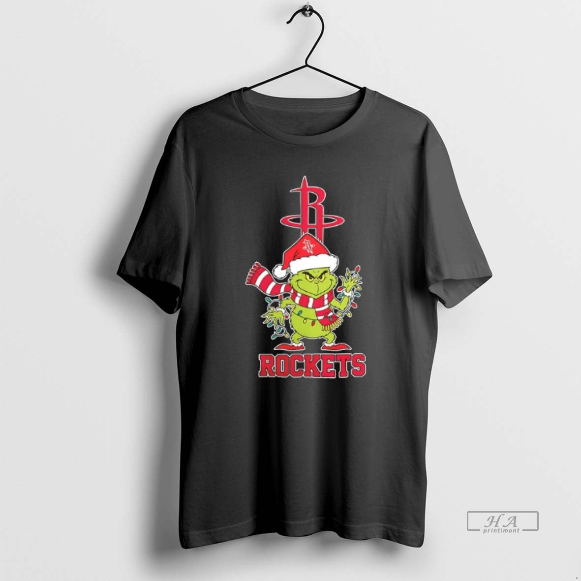 Trendy Santa Grinch Lights Houston Rockets Nba Christmas 2025
