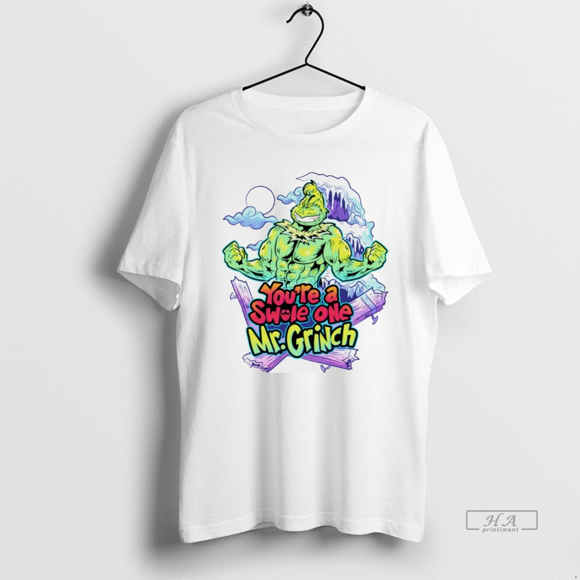 Trendy Youre A Swole One Mr Grinch White T-Shirts, Hoodie, Sweatshirt | AU18TeeNovaLab.com