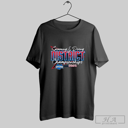 2025 Ohsaa Swimming Diving Districts Logo Shirts