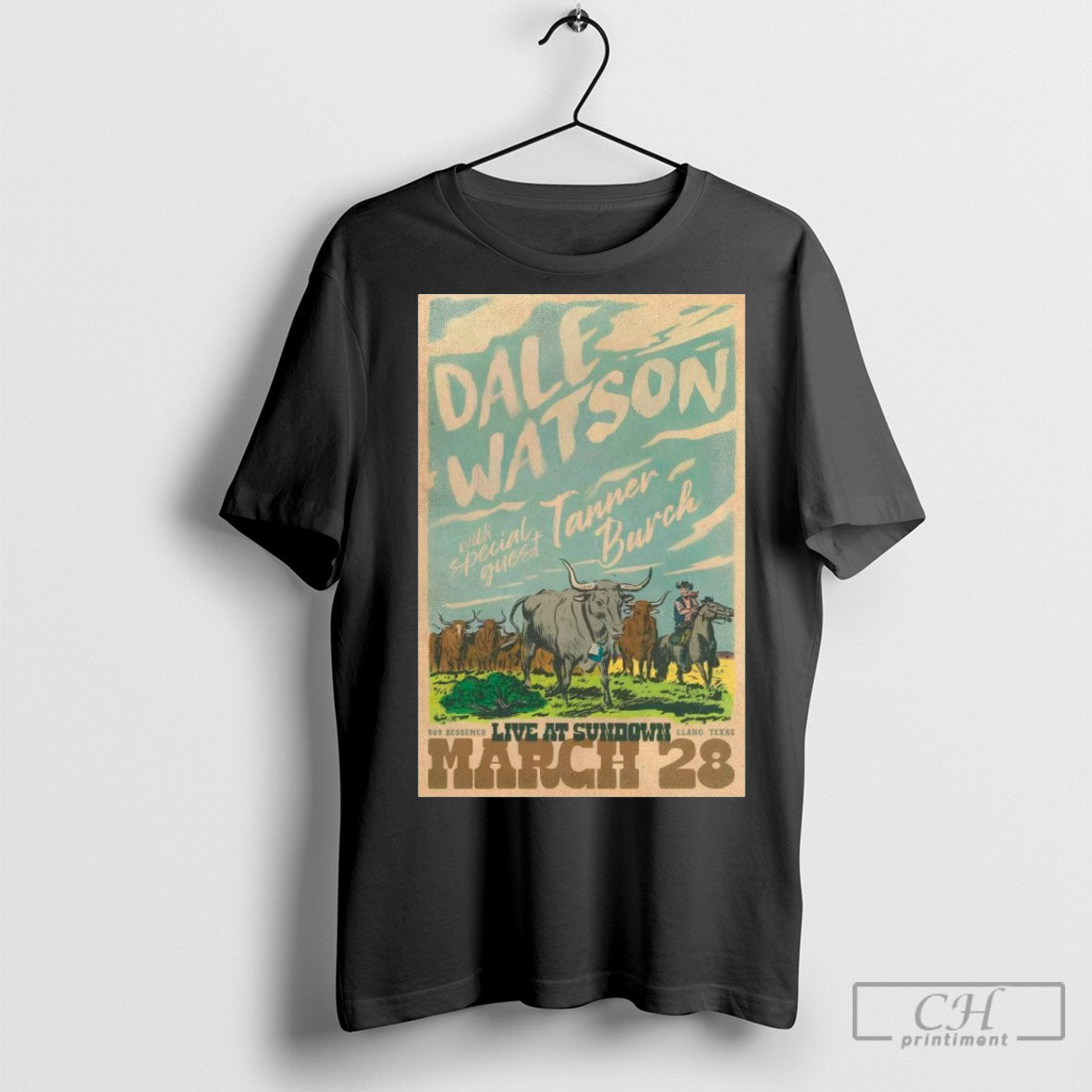 909 Bessemer Avenue Llano Tx Event Dale Watson Mar 28 2025 Poster