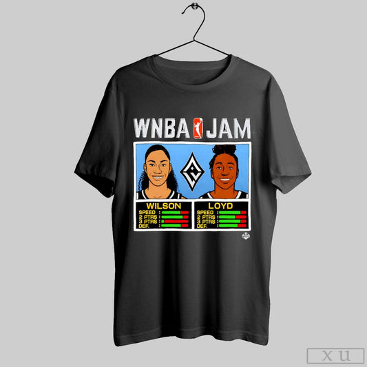 Aja Wilson And Jewell Loyd Las Vegas Aces Wnba Jam
