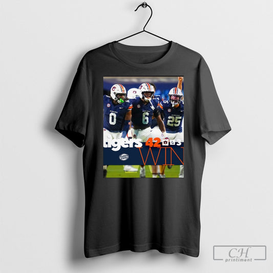 Auburn Tigers Win 42 3 Ball State Poster