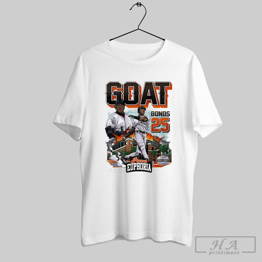 Barry Bonds Goat 1993 2007 Planet Euphoria T Shirts