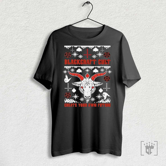 Blackcraft Cult Create Your Own Future Satans Little Helper Ugly Christmas T Shirts