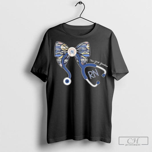 Bow Tie Nurse New York Yankees