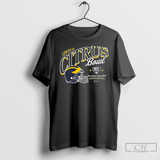 Classic 2025 Cheez It Citrus Bowl Michigan December 31st 2025 Helmet T-Shirts, Hoodie, Sweatshirt | AU18TeeNovaLab.com