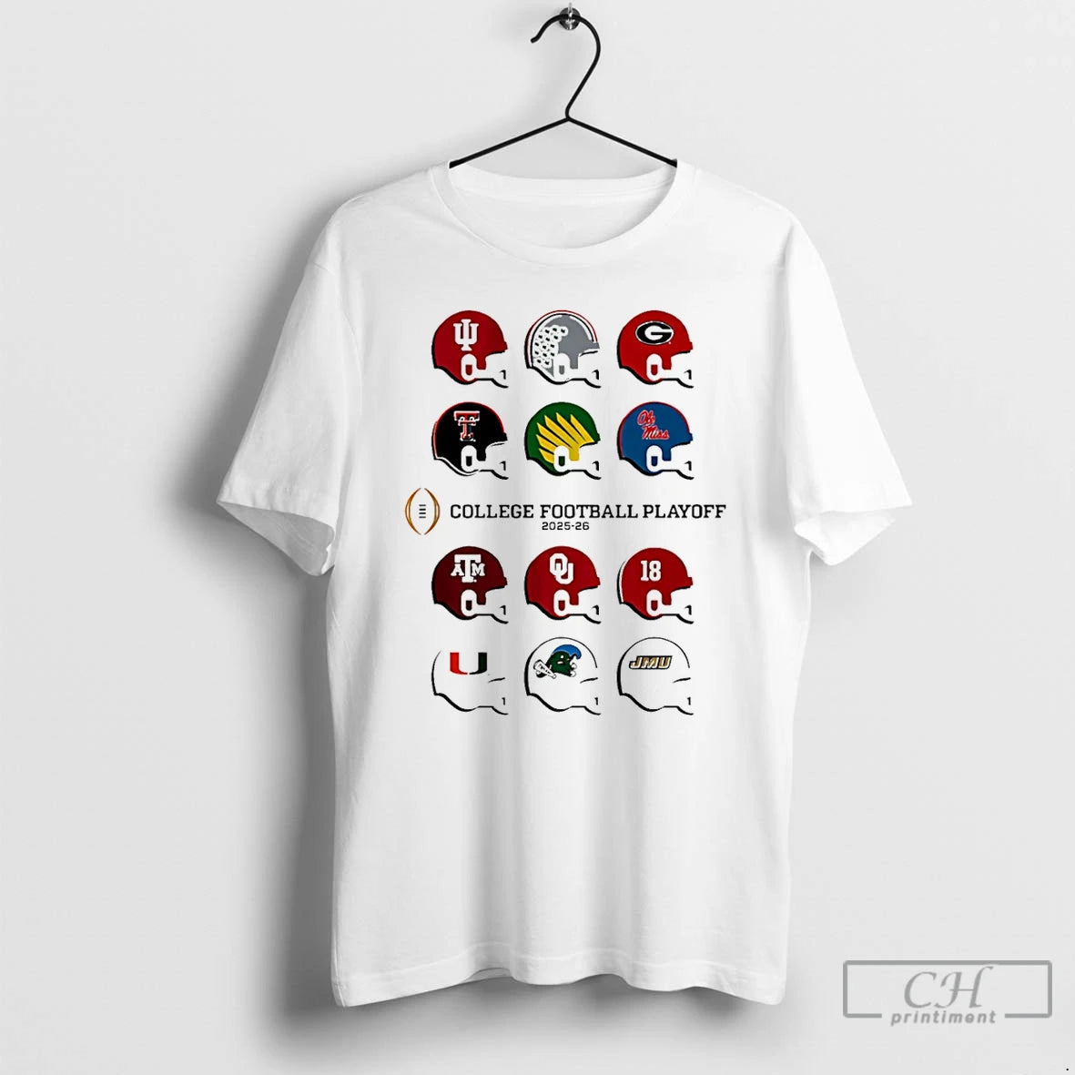 Classic 2025 College Football Playoff Field Toy Team Helmets T-Shirts, Hoodie, Sweatshirt | AU18TeeNovaLab.com