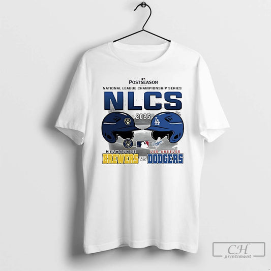 Classic 2025 Los Angeles Dodgers Vs Milwaukee Brewers Nlcs Matchup T Shirts