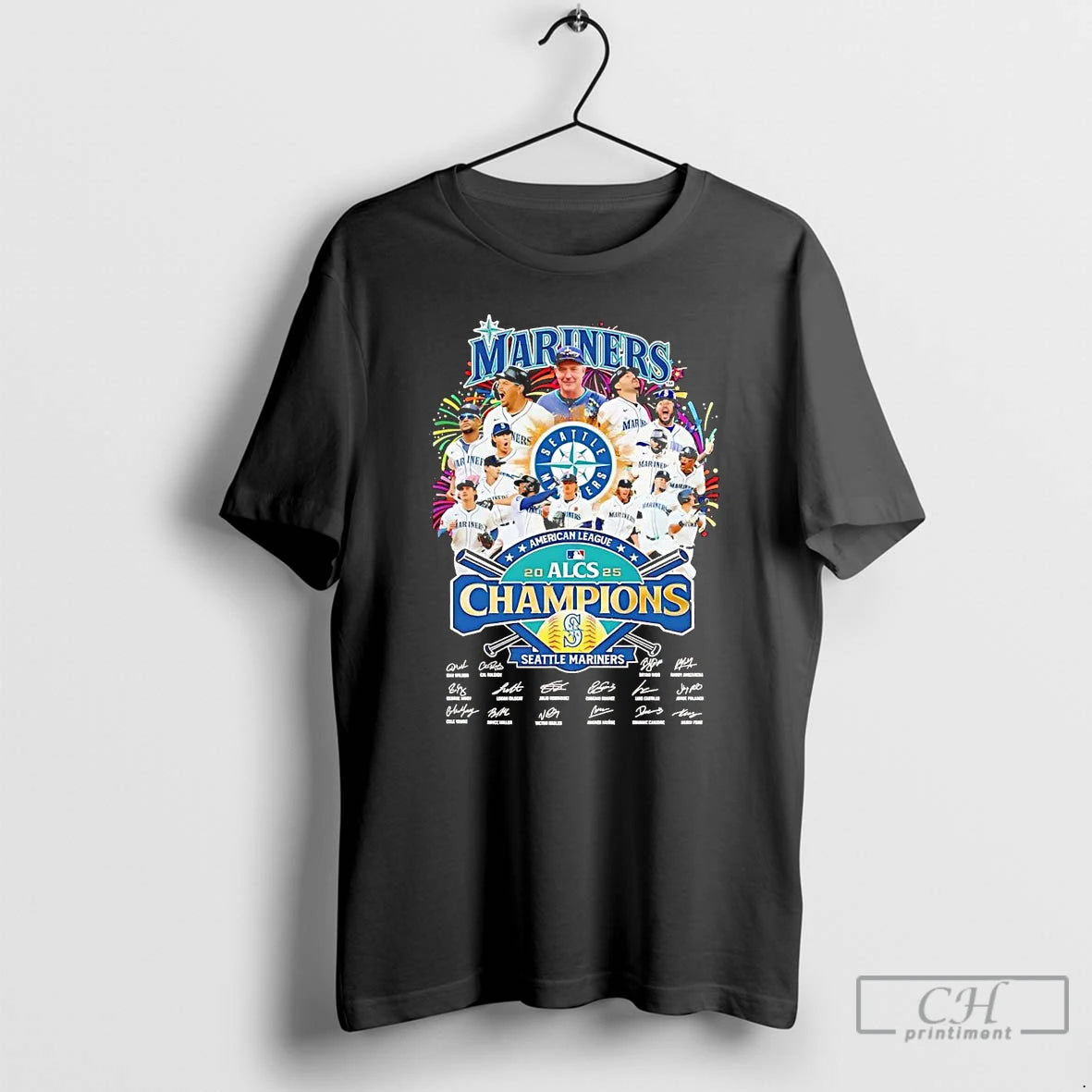 Classic 2025 Seattle Mariners Alcs American League Champions T Shirts
