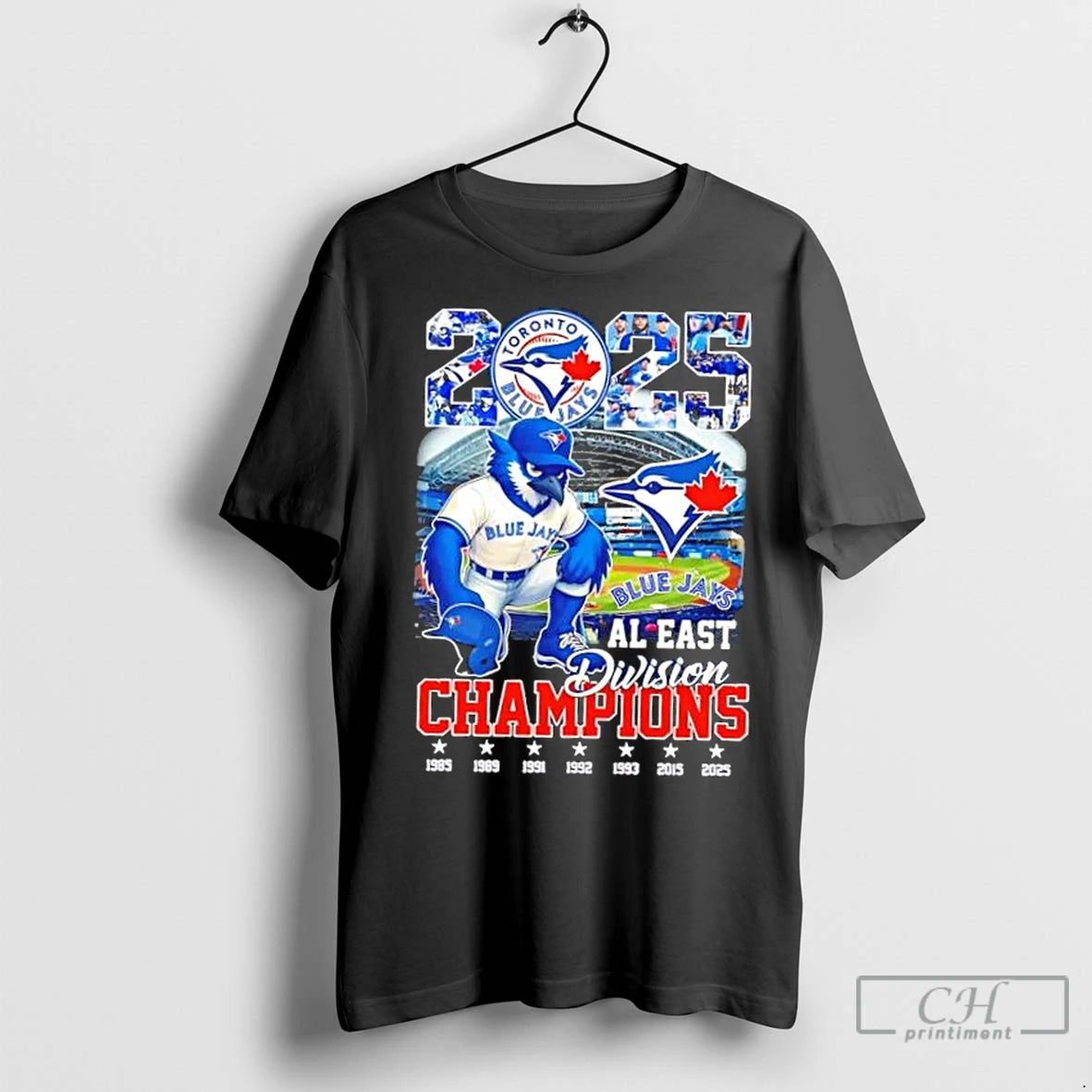 Classic 2025 Toronto Blue Jays Al East Division Champions 7x Times