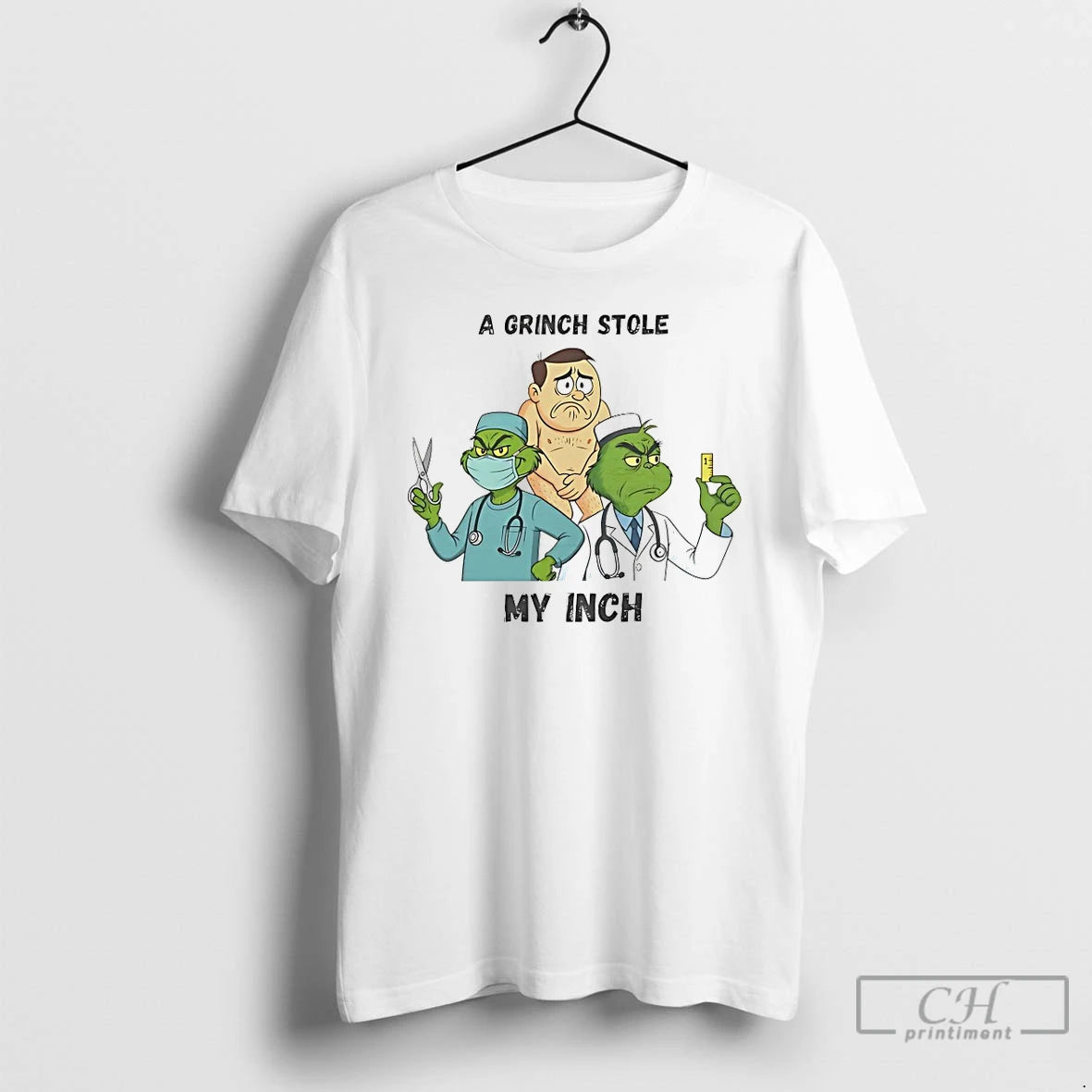 Classic A Grinch Stole My Inch T Shirts