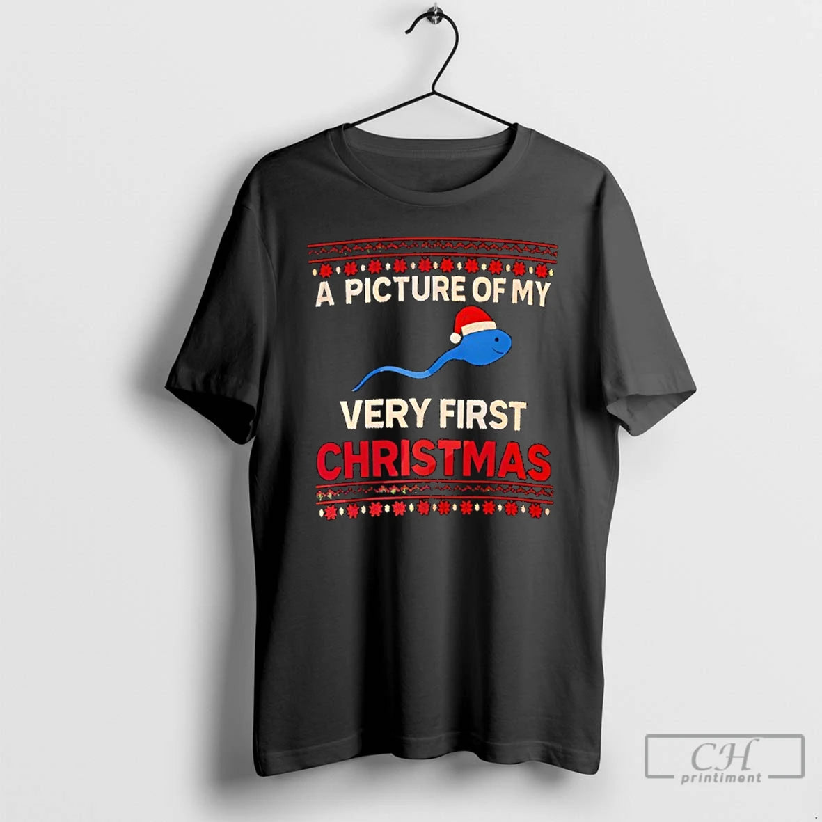 Classic A Picture Of My Very First Christmas T-Shirts, Hoodie, Sweatshirt | AU18TeeNovaLab.com