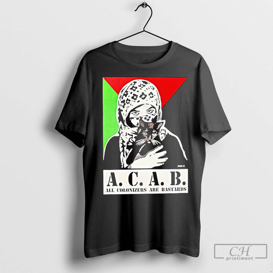 Classic Acab All Colonizers Are Bastards Mexico Flag