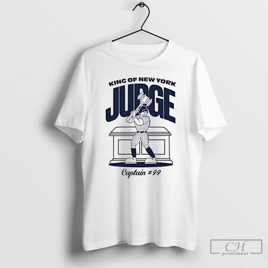 Classic Aaron Judge King Of New York Yankees Captain 99 Baseball T-Shirts, Hoodie, Sweatshirt | AU18TeeNovaLab.com
