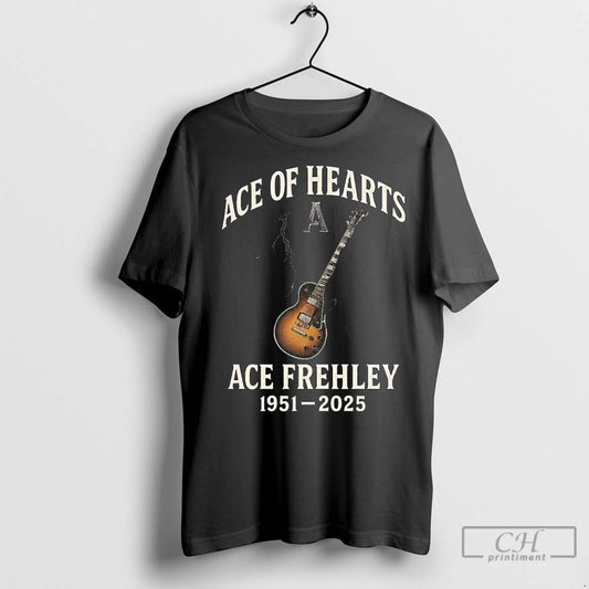 Classic Ace Of Hearts Ace Frehley 1951 2025 Long Sleve