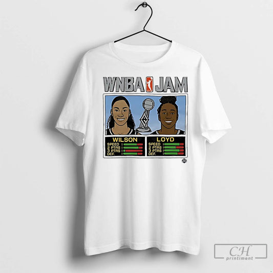 Classic Aja Wilson And Jewell Loyd Las Vegas Aces Wnba Jam 2025 Champs