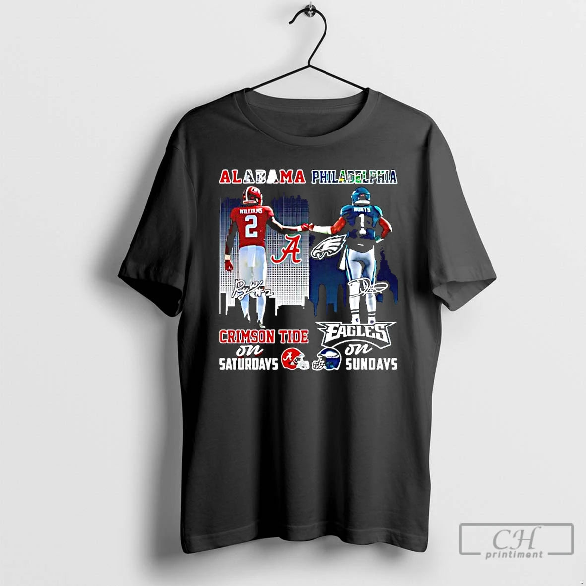 Classic Alabama Philadelphia Players First Bump Signature T-Shirts, Hoodie, Sweatshirt | AU18TeeNovaLab.com