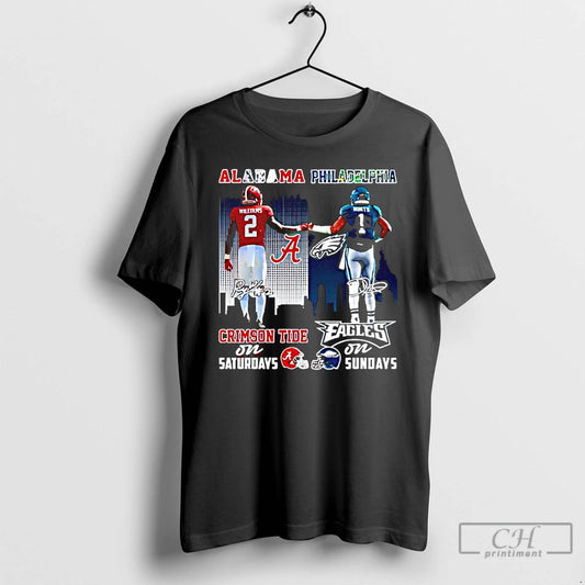 Classic Alabama Philadelphia Players First Bump Signature T-Shirts, Hoodie, Sweatshirt | AU18TeeNovaLab.com