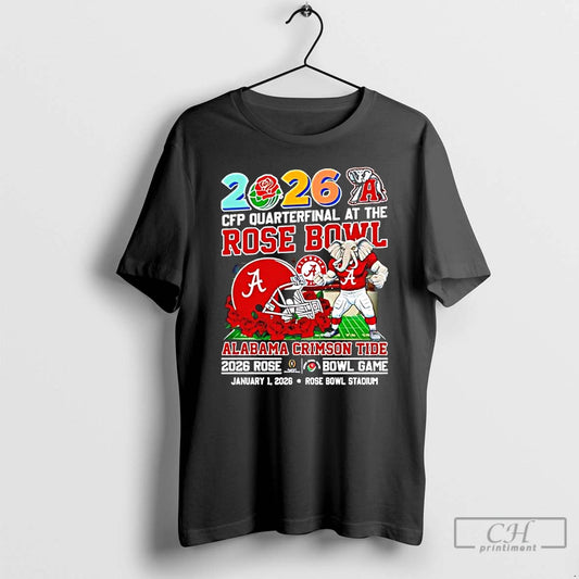 Classic Alabama Rose Bowl 2026 Cfp Quaterfinal T-Shirts, Hoodie, Sweatshirt | AU18TeeNovaLab.com