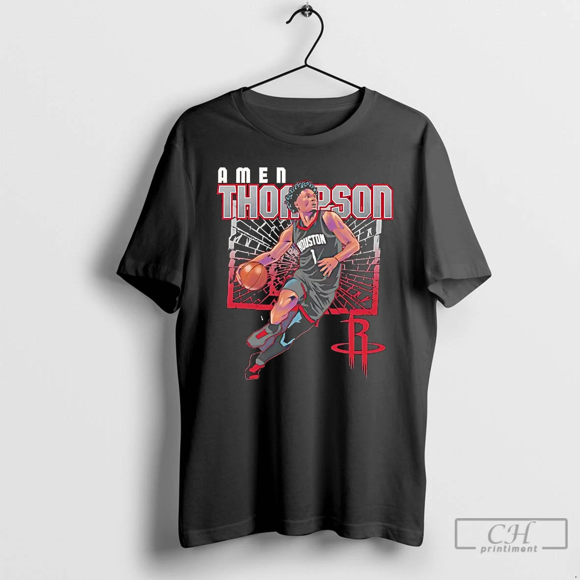 Classic Amen Thompson Backboard Shattering Houston Rockets T-Shirts, Hoodie, Sweatshirt | AU18TeeNovaLab.com
