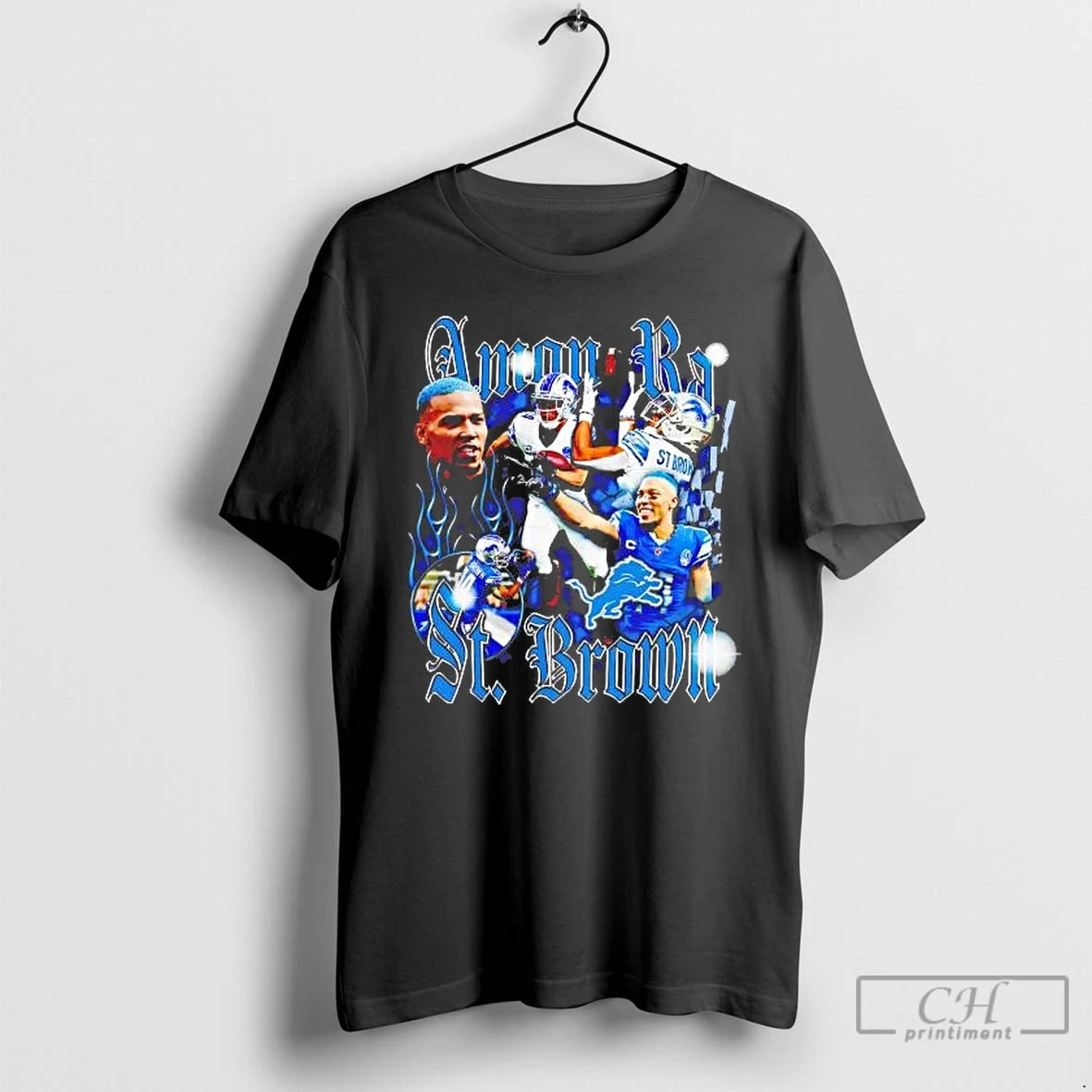 Classic Amon Ra St Brown Detroit Lions Notorious T-Shirts, Hoodie, Sweatshirt | AU18TeeNovaLab.com