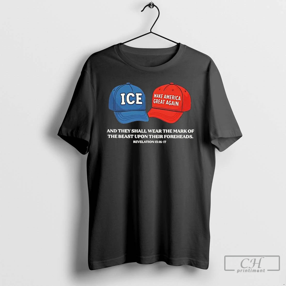 Classic And They Shall Wear The Mark Of The Beast Upon Foreheads Maga Ice T-Shirts, Hoodie, Sweatshirt | AU18TeeNovaLab.com